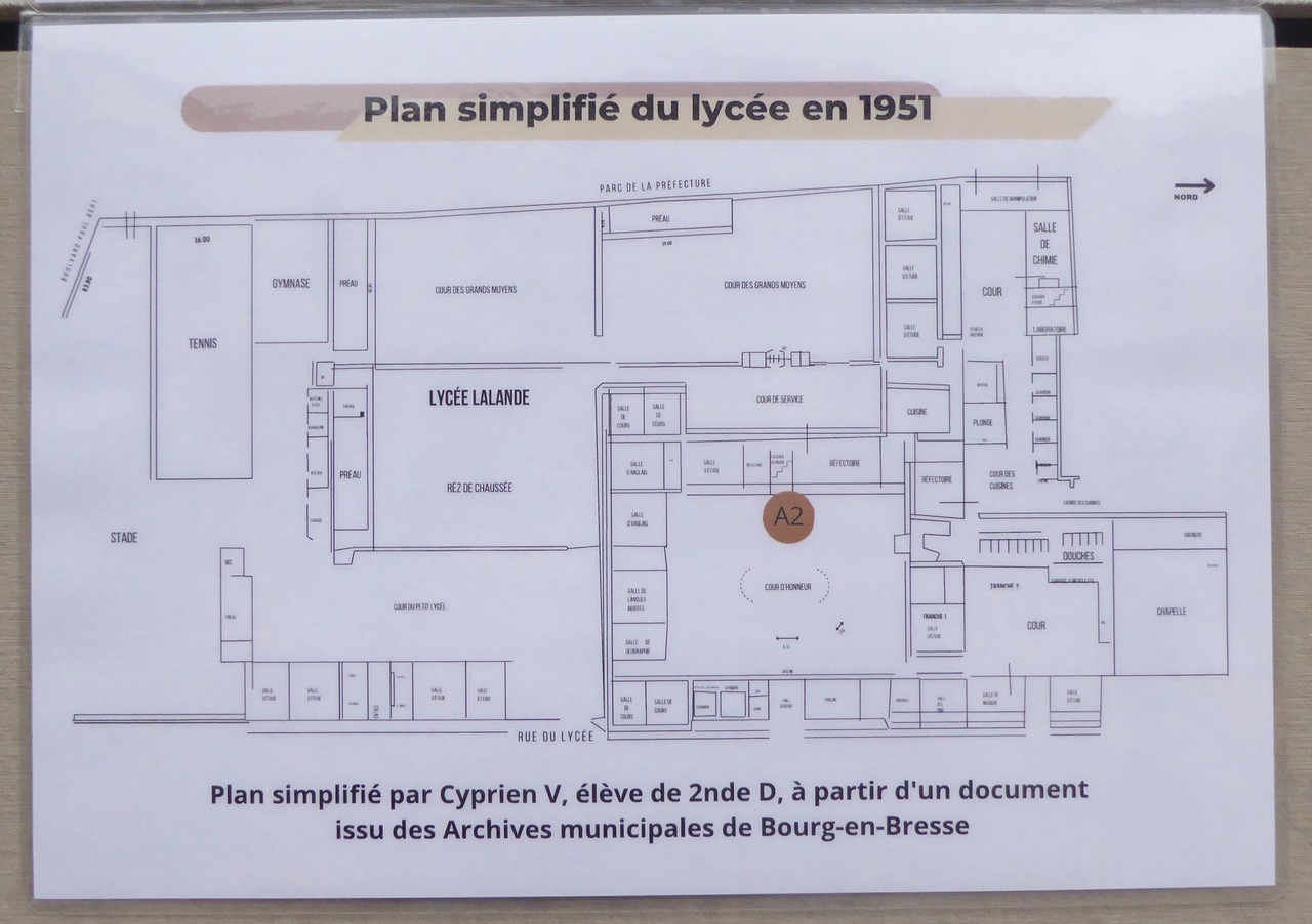 A2 Plan lycee 1951